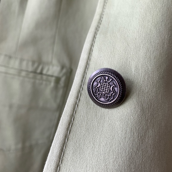 Jackpot Light-green Cotton Blazer, fully lined, tagged size 2 (US4 to 6) - Picture 2 of 8